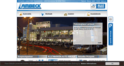 Desktop Screenshot of lambeck.de